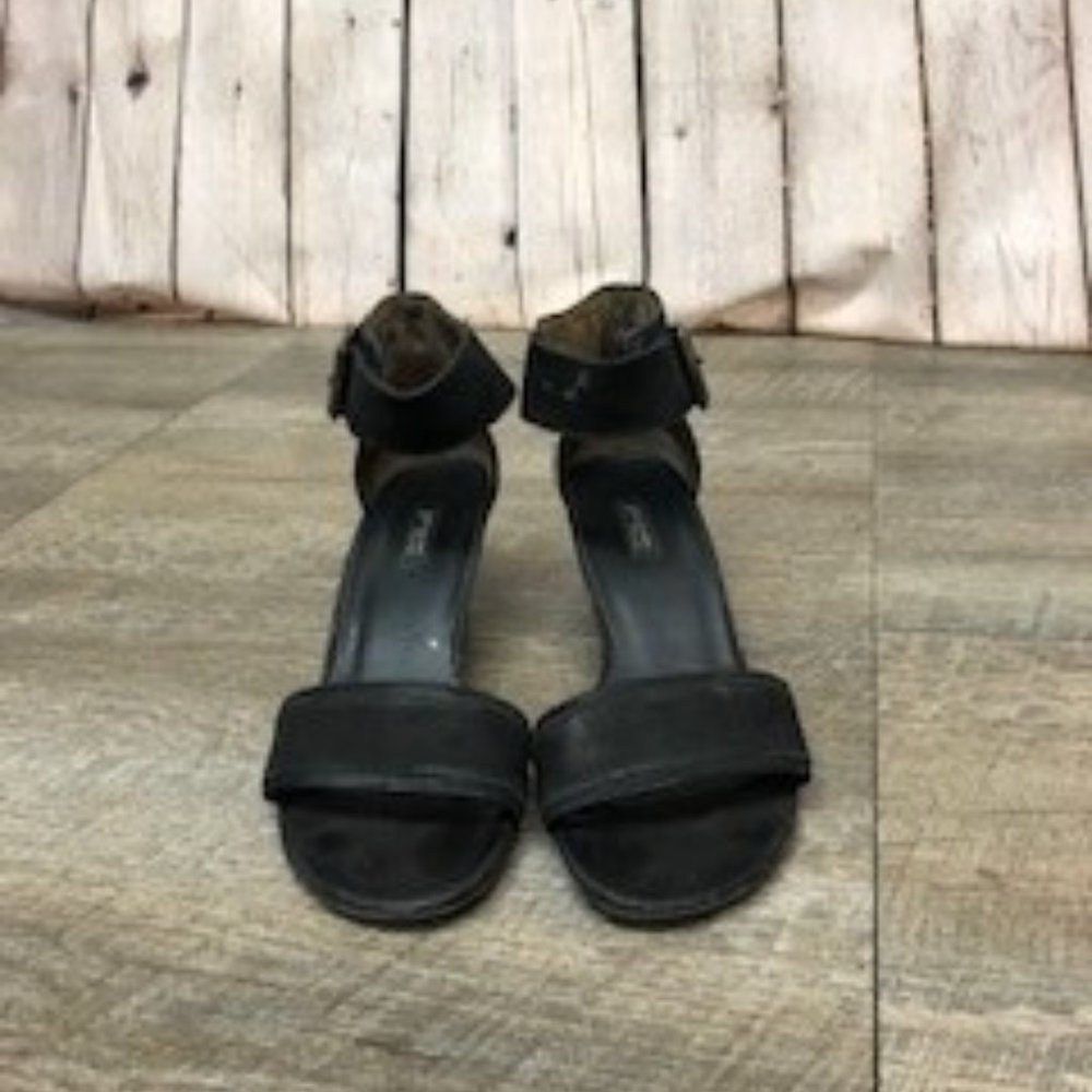 Paul Green Black Strappy High Heels Size 5